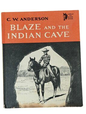 Blaze And The Indian Cave C.W. Anderson 1964 First Edition Hardcover Childrens